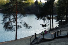 Фотография озера в загородном отеле Raivola